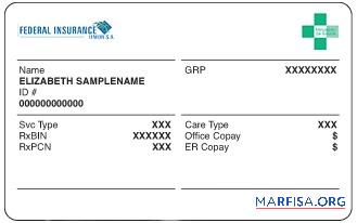 Blank Timor Leste health insurance card example